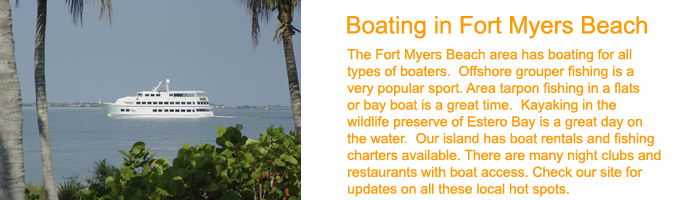 Fort Myers Beach Boating and Sailing